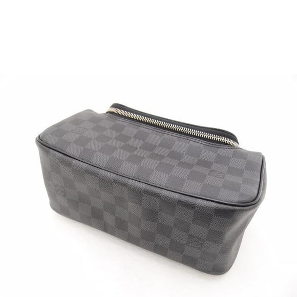 Louis Vuitton Canvas Clutch Graphite Toiletry Damier Pouch - Picture 3 of 6
